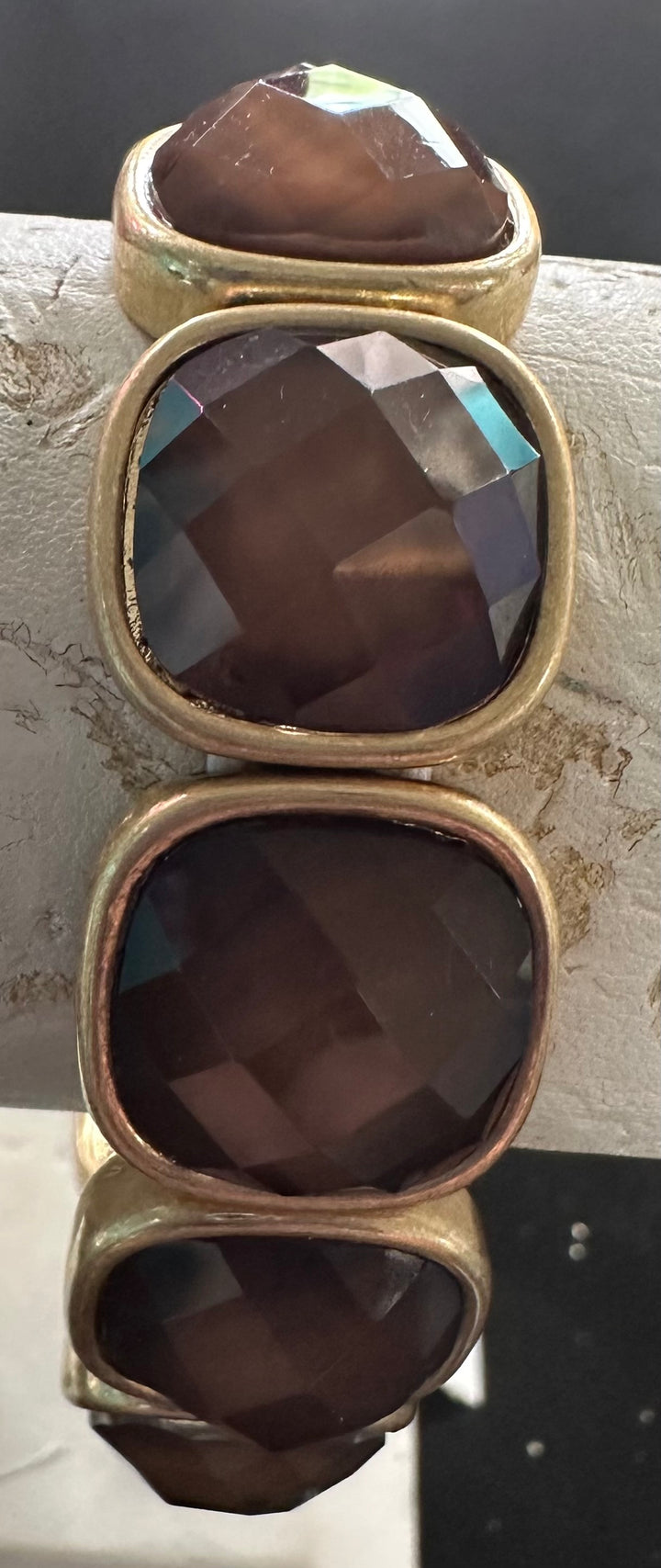 Faceted Matte Stone Bracelets