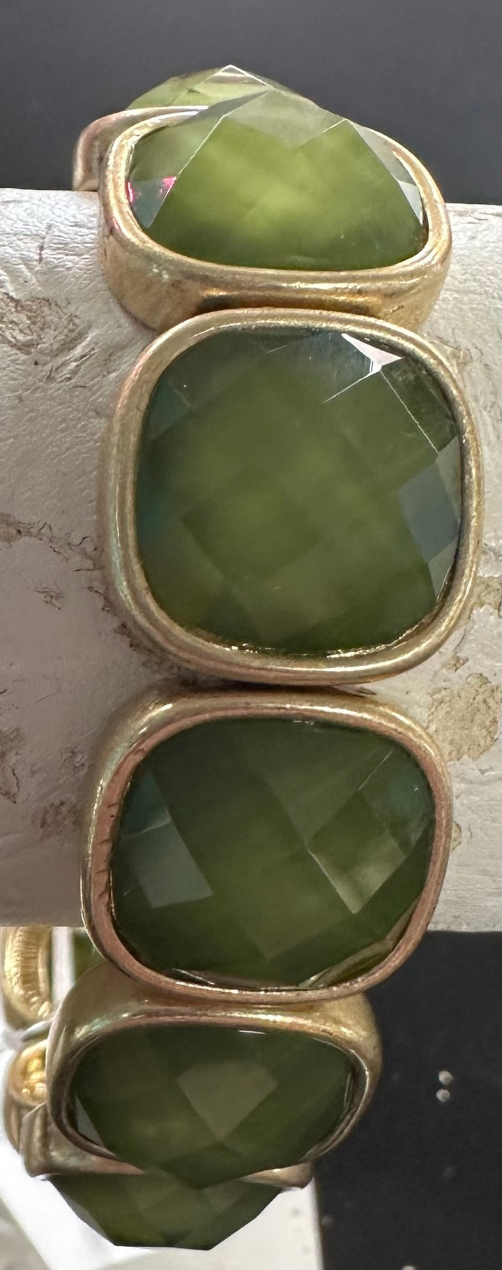 Faceted Matte Stone Bracelets