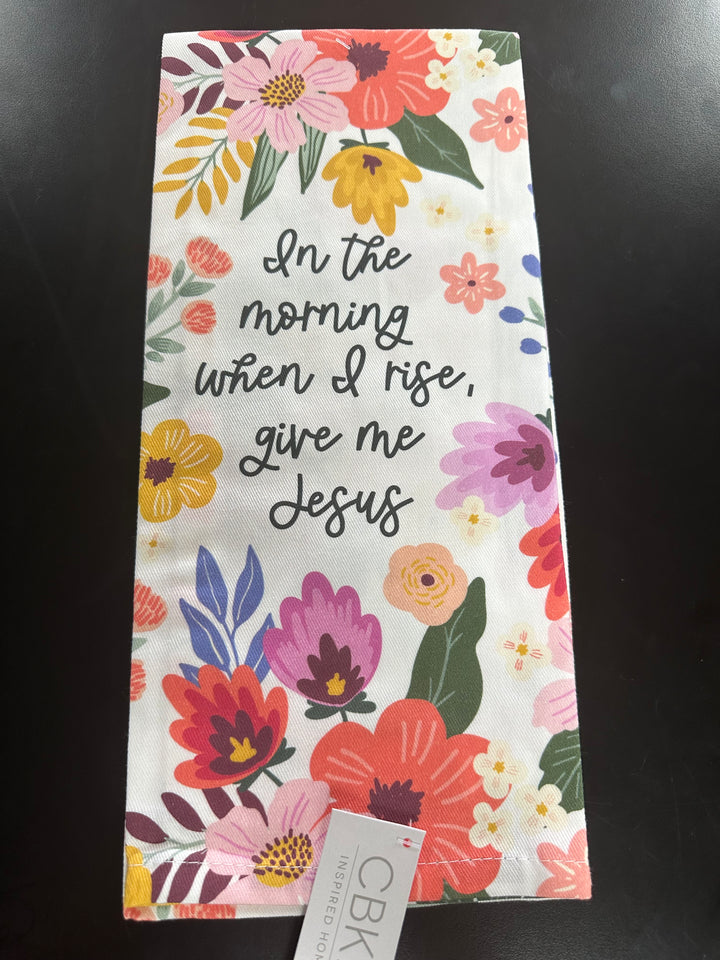 Floral Christian Tea Towels