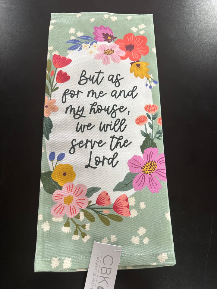 Floral Christian Tea Towels