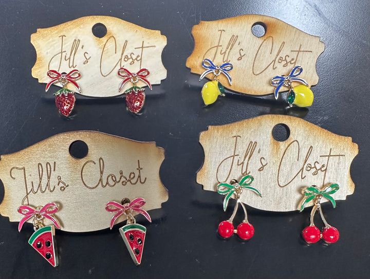 Fruit Stud Earrings