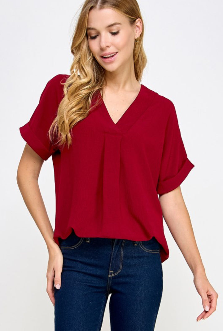 Another V-Neck Blouse