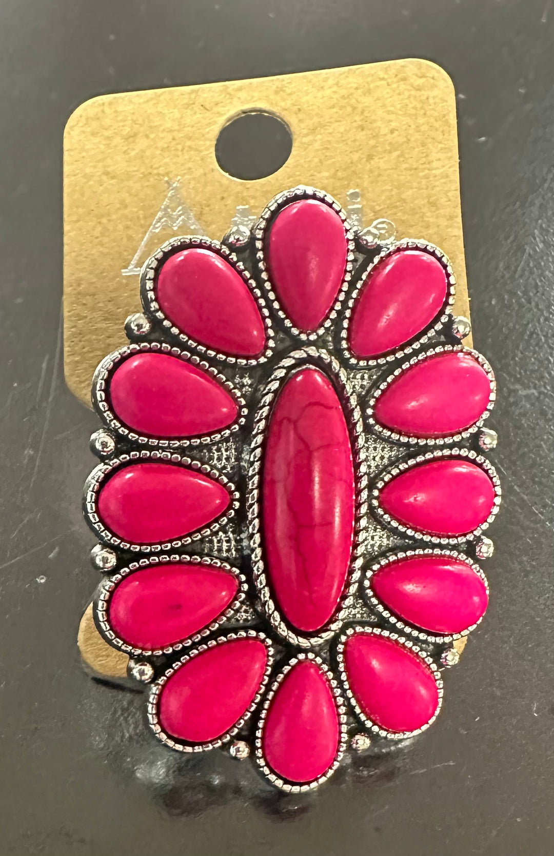 Oval Faux Stone Rings