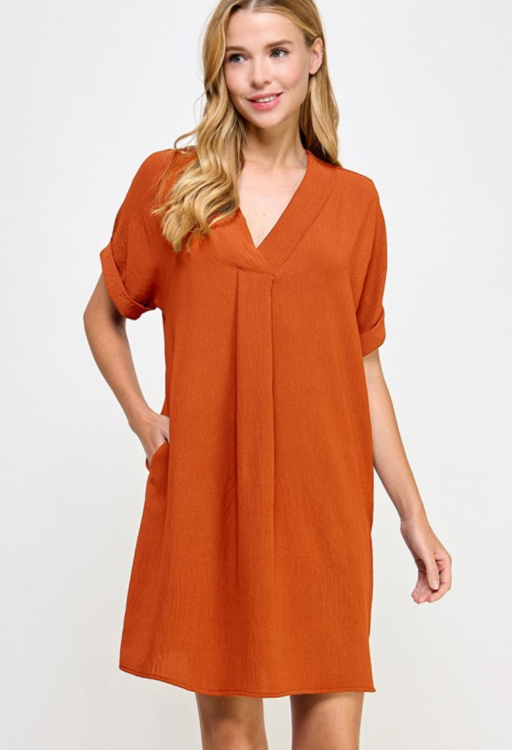 Not So Basic V Neck Dress