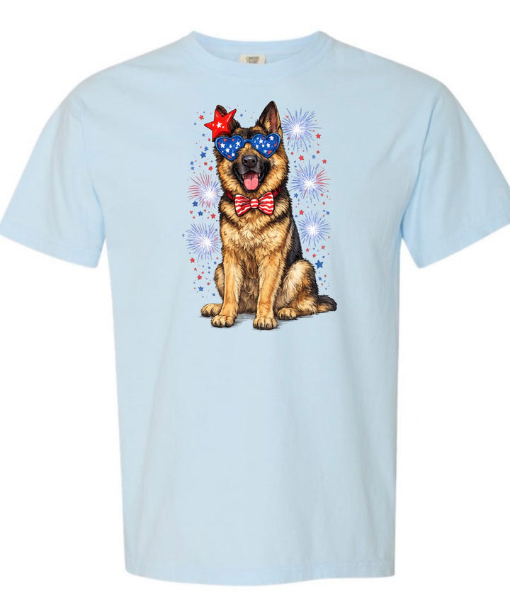 Patrotic Dog Breed Tee