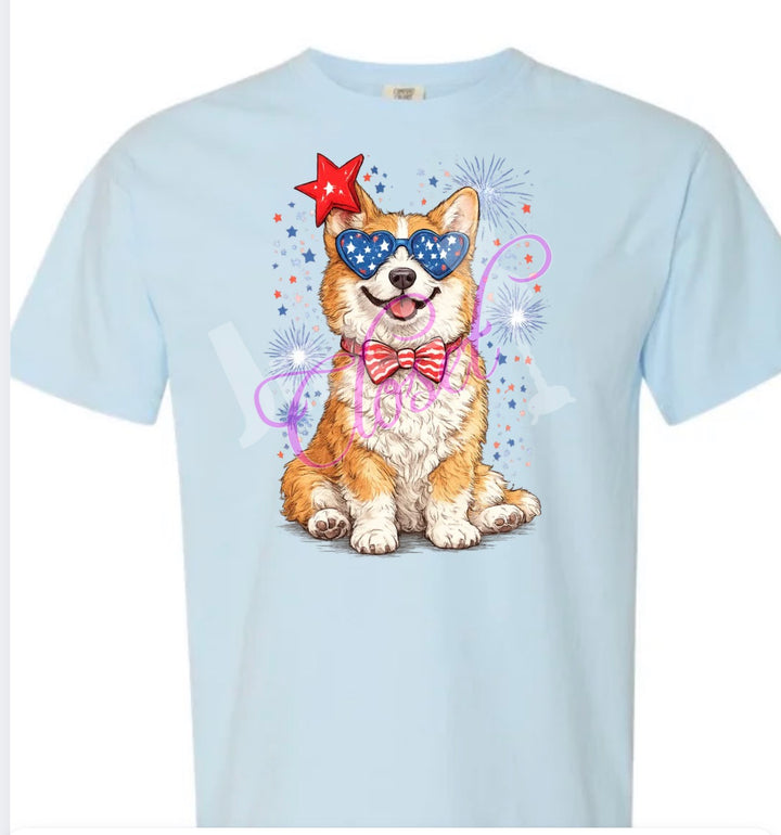 Patrotic Dog Breed Tee