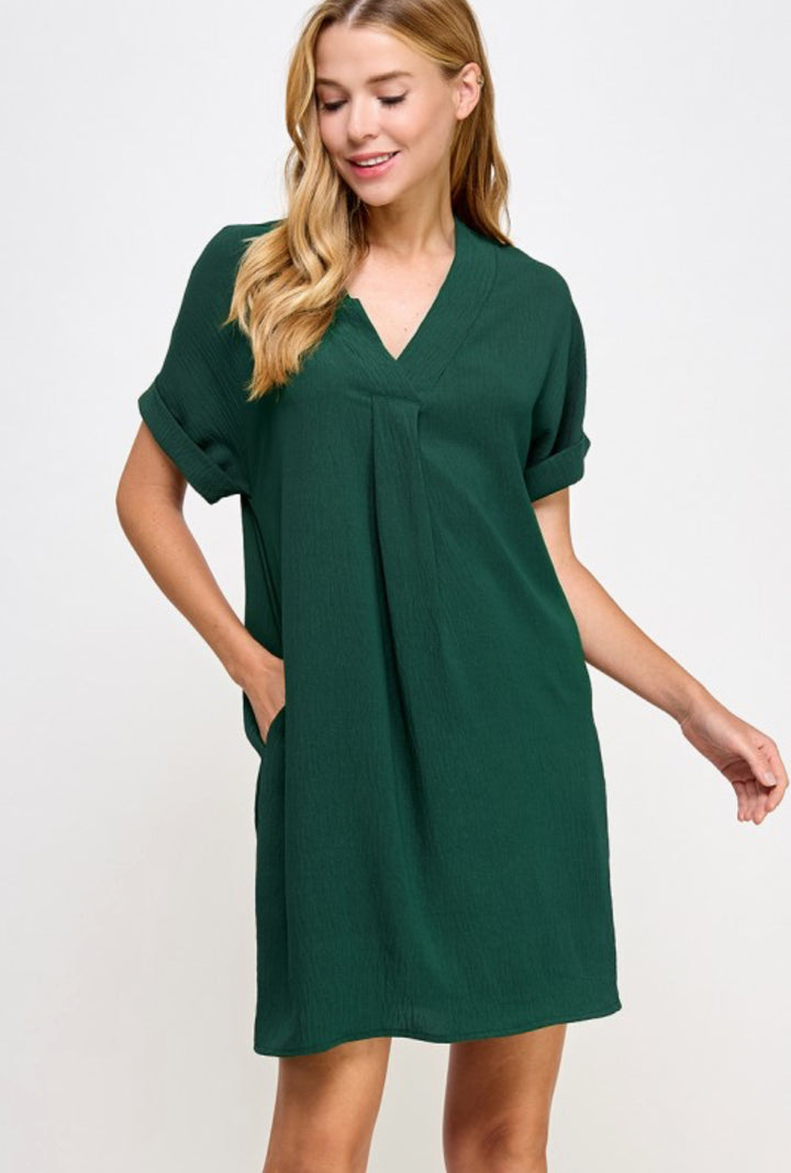Not So Basic V Neck Dress
