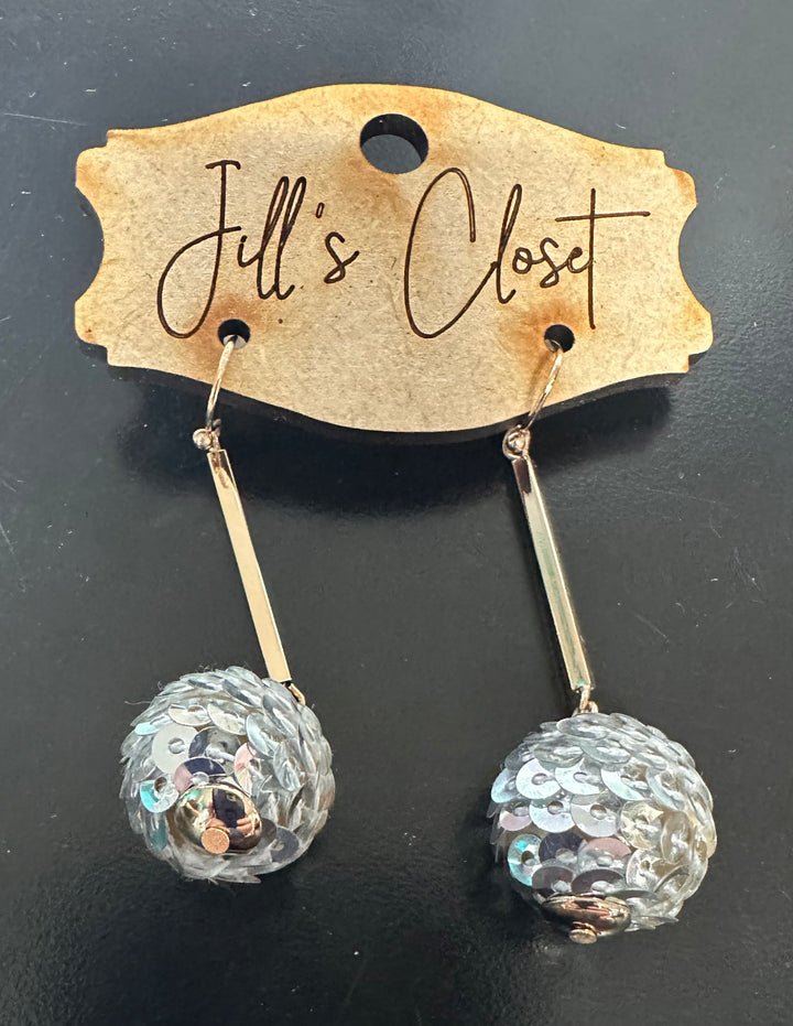 Sequin Ball earrings