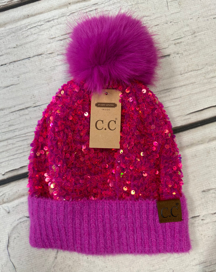 CC Sequin Beanie