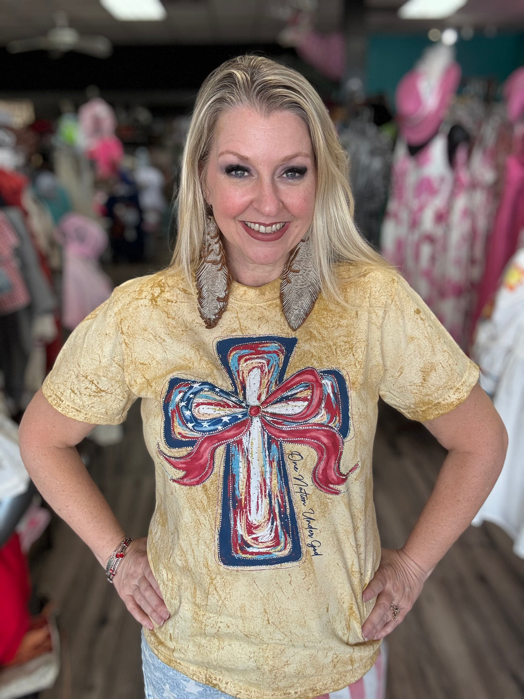 One Nation Cross Tee