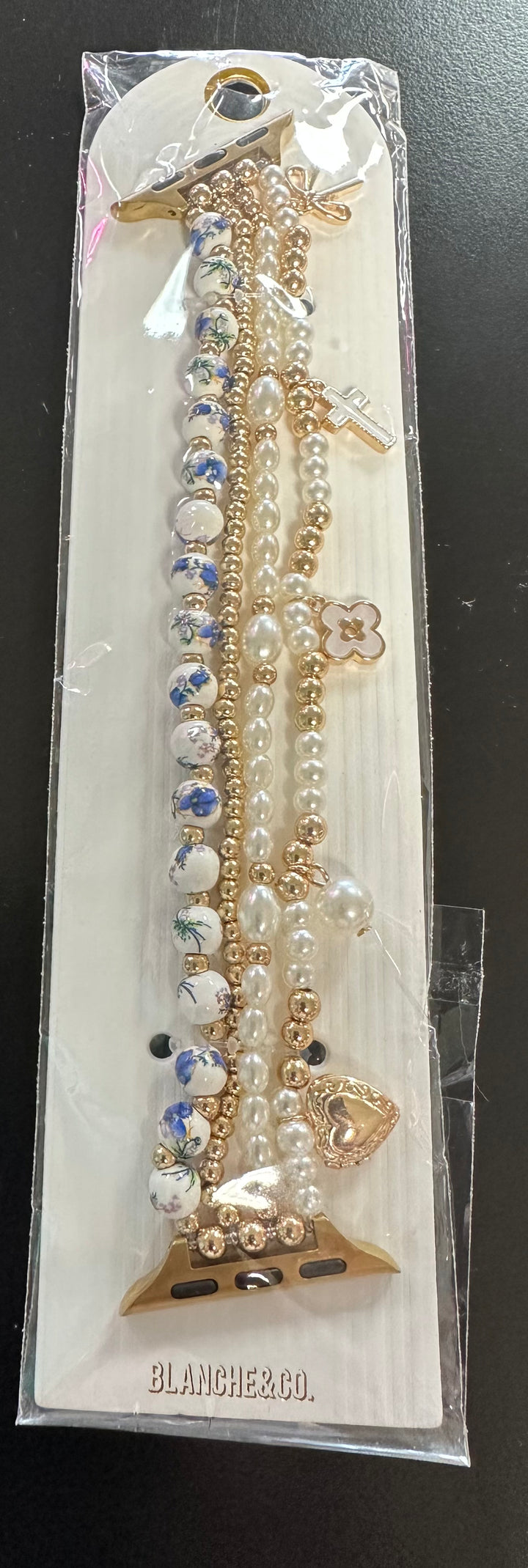 Beaded Charm Smart Watch Band 38 mm-41mm