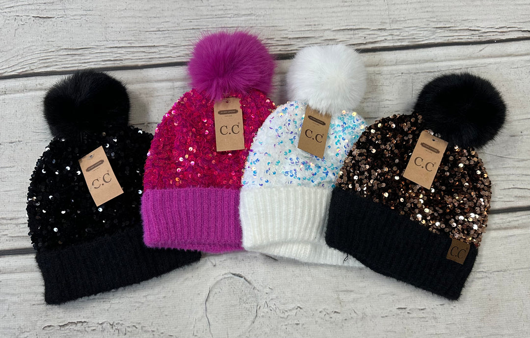 CC Sequin Beanie