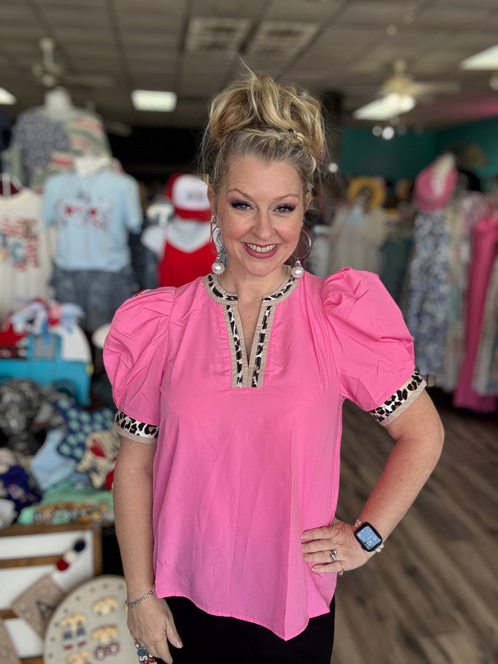 Emma’s bubble sleeve Top