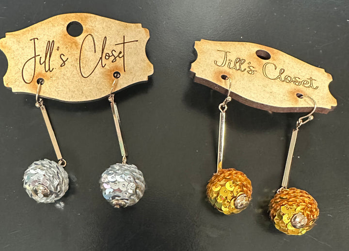 Sequin Ball earrings