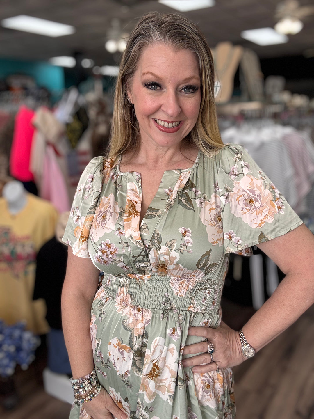 Jennifer’s Floral Dress