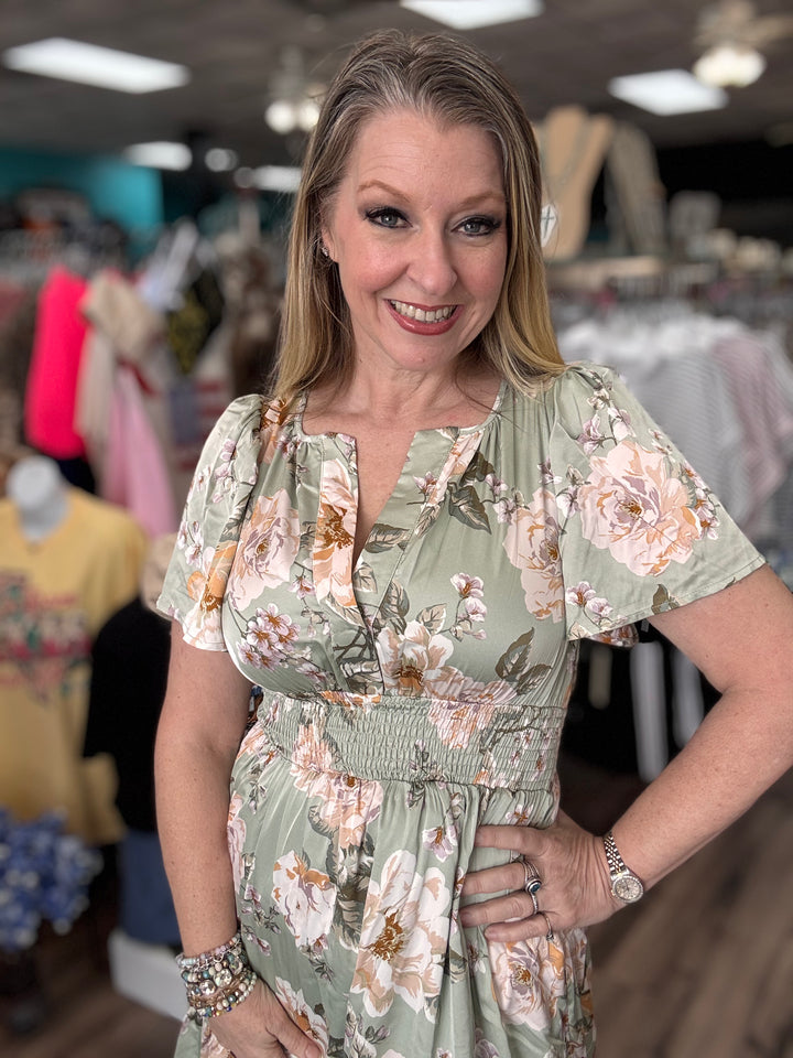 Jennifer’s Floral Dress