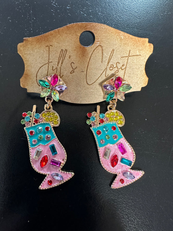 Cocktail glass Earrings