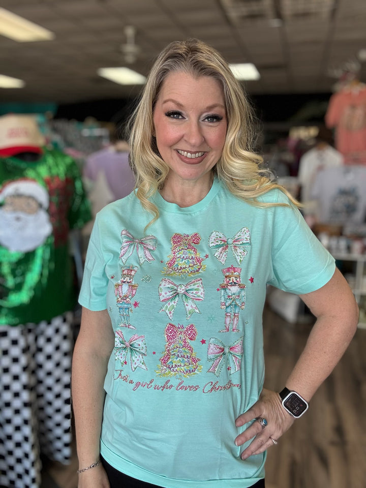 Just a Girl Who Loves Christmas Tee