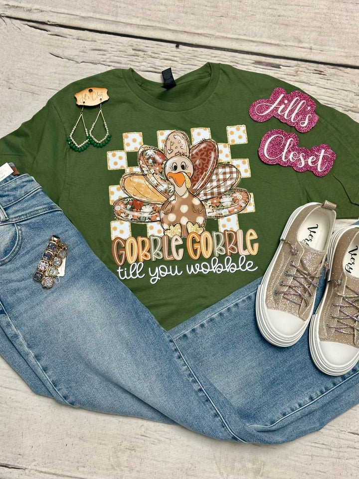 Gobble Patchwork Tee