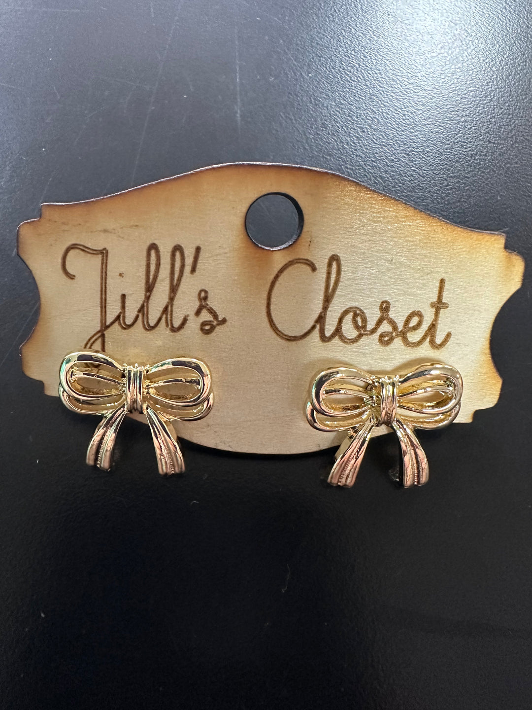 Gold or Silver Bow Earrings
