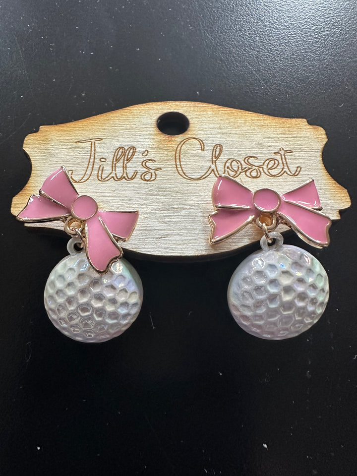 Golf Stud Earrings