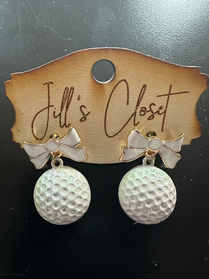 Golf Stud Earrings