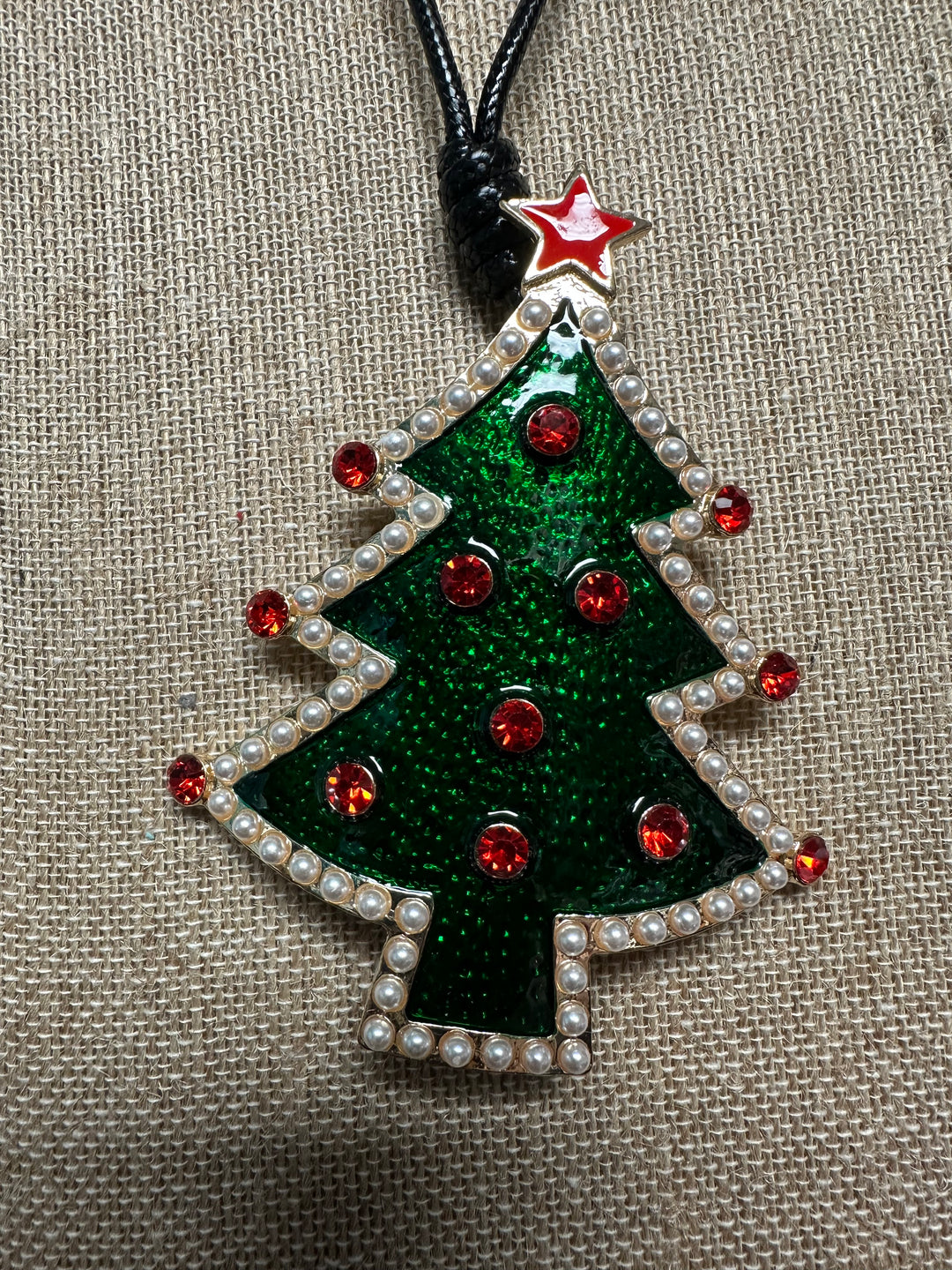 Christmas Tree Pendant Necklace