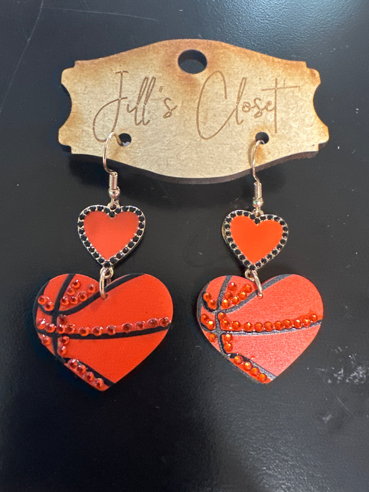 Basketball Earrings