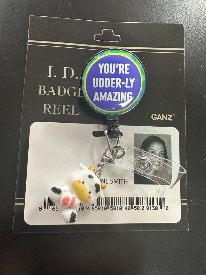 Humorous Animal Badge Reels