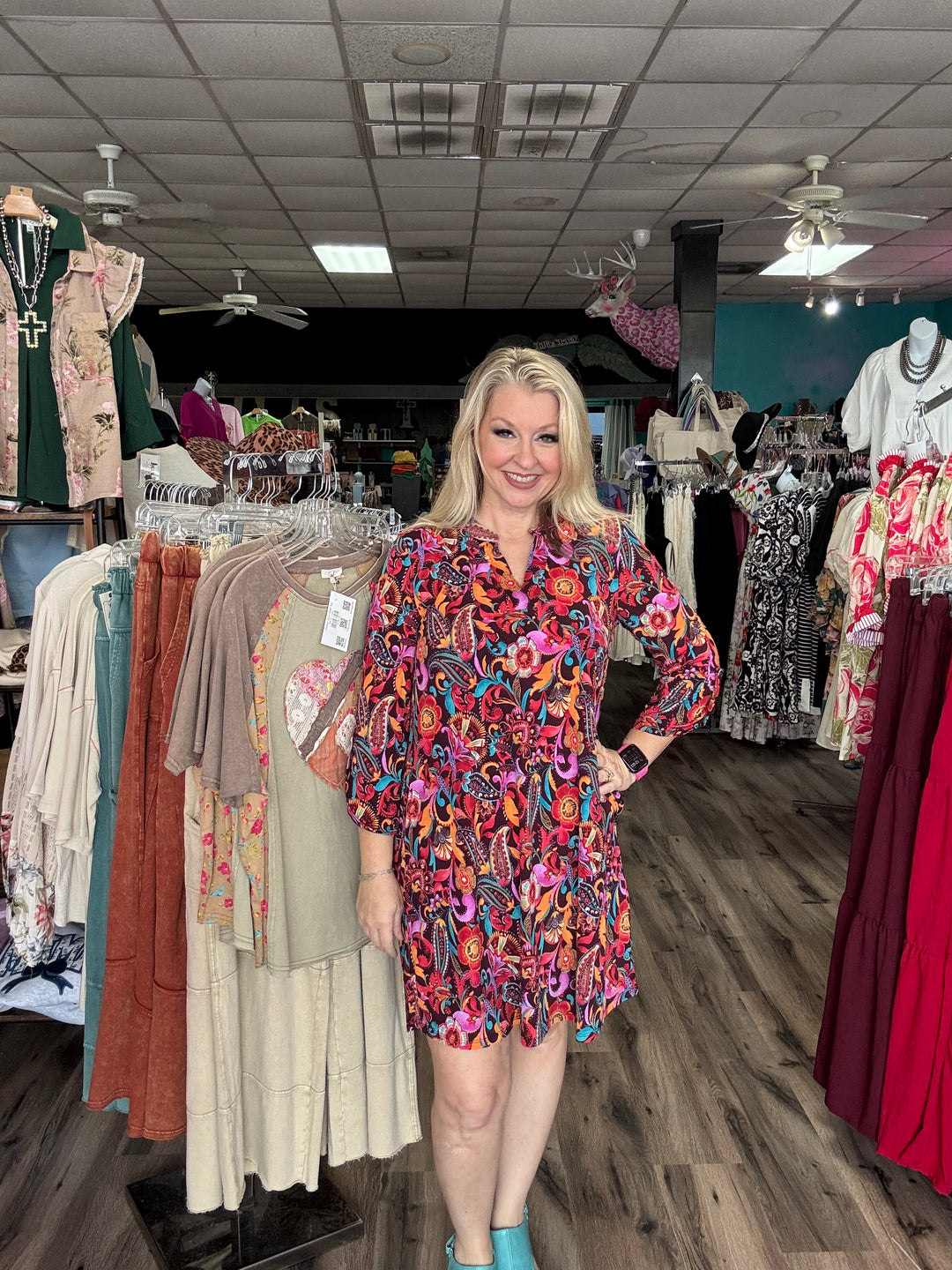 Fall Time Fiesta Dress