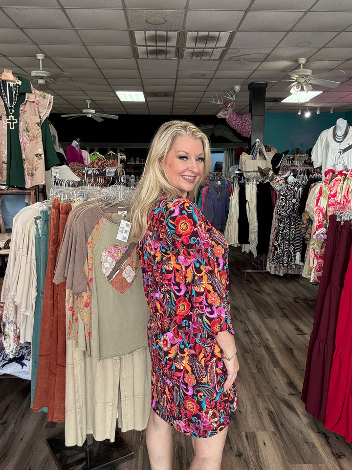 Fall Time Fiesta Dress