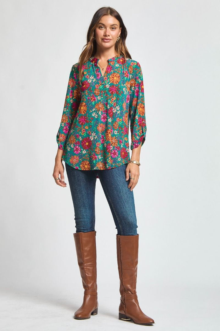 Autumn Flower Child top