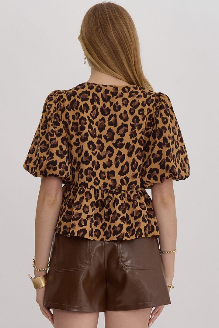 Loving Leopard top