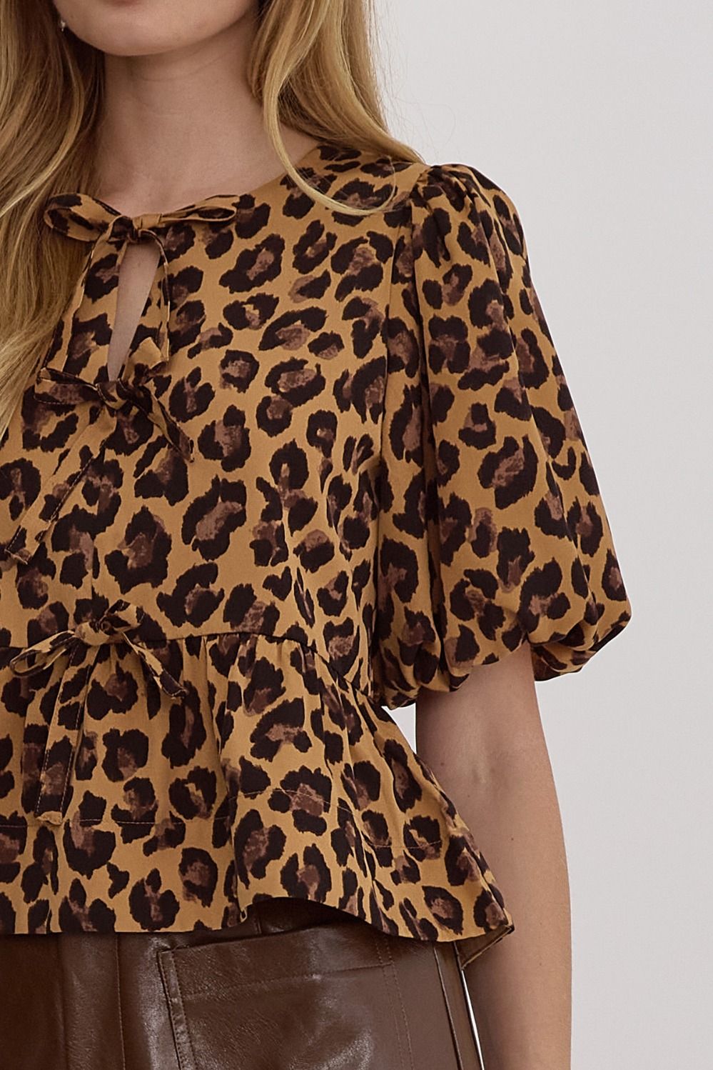 Loving Leopard top