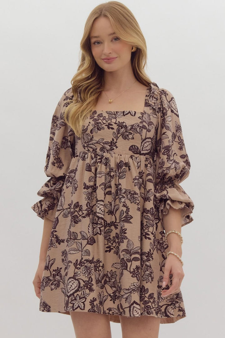 Fauna Print Dress