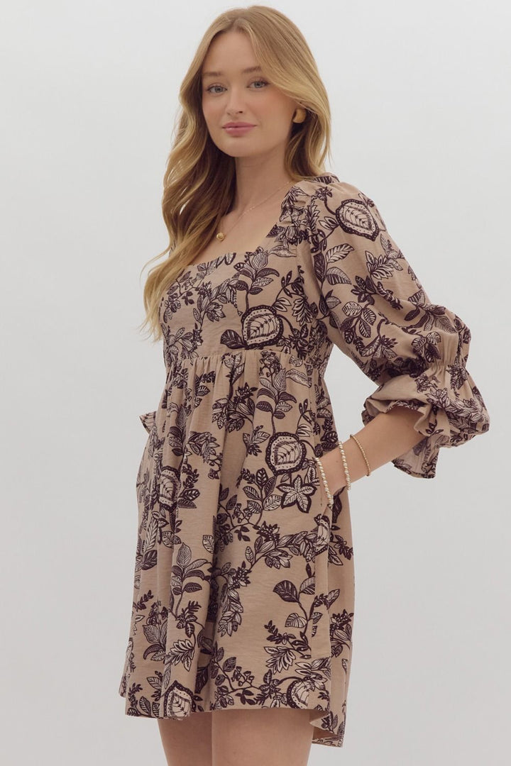 Fauna Print Dress