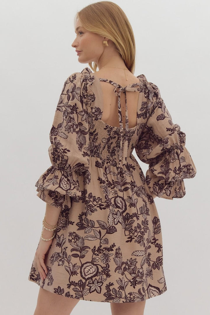 Fauna Print Dress