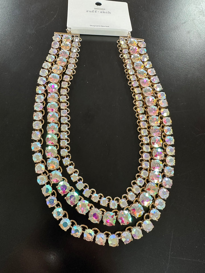 Triple Stand Bling Necklace