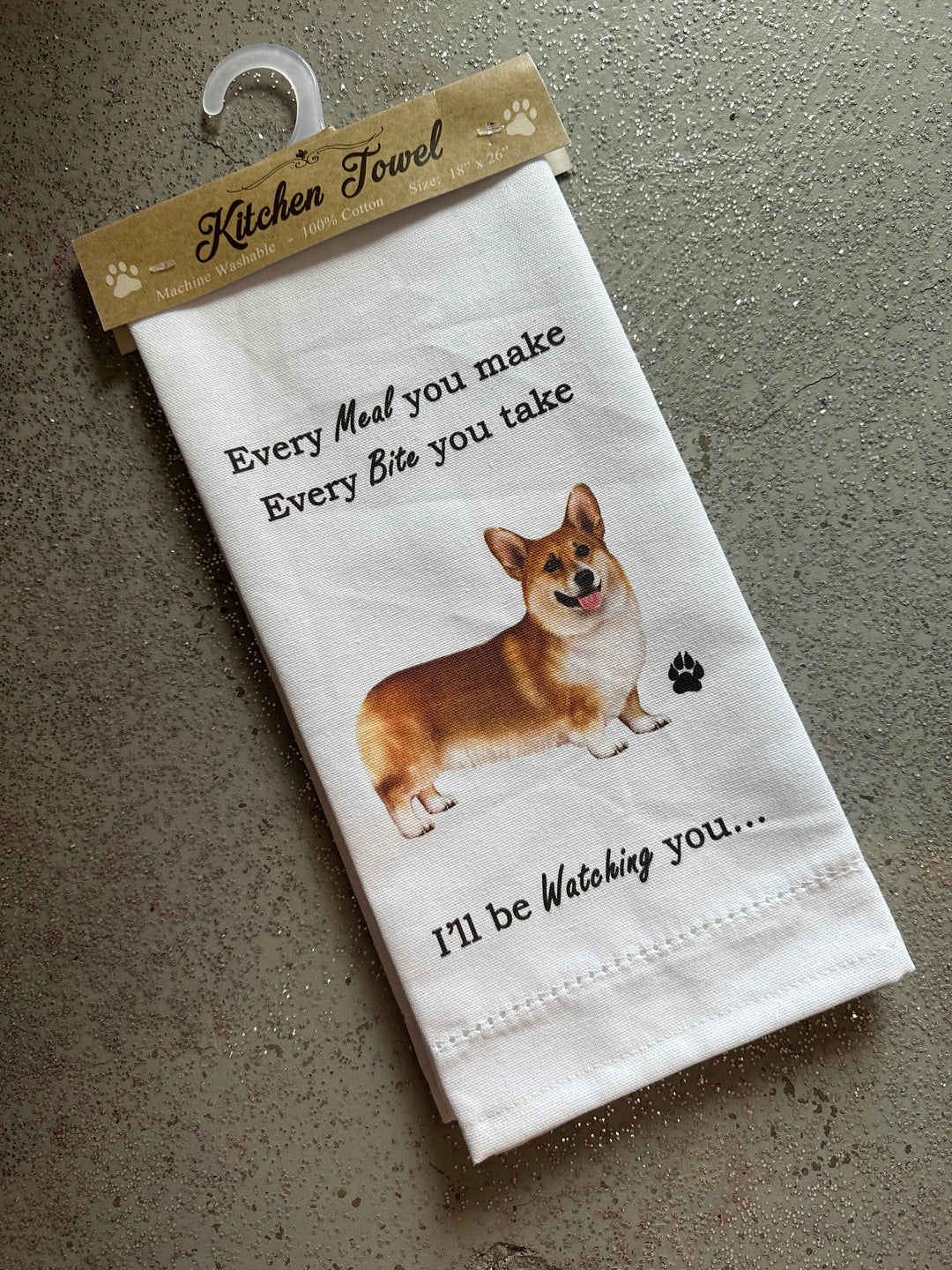 Welsh Corgi Dog Towel