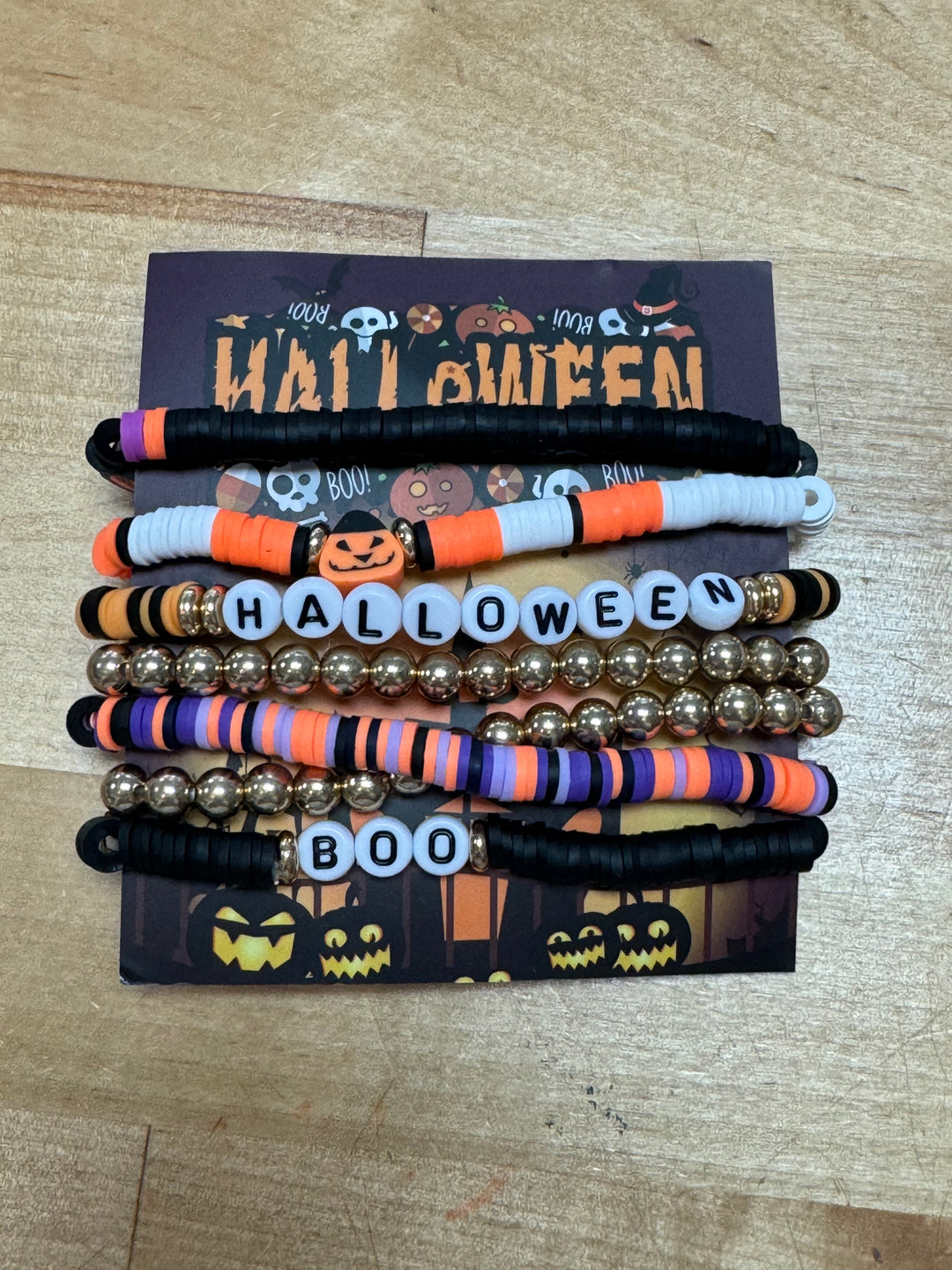 Halloween bracelet set