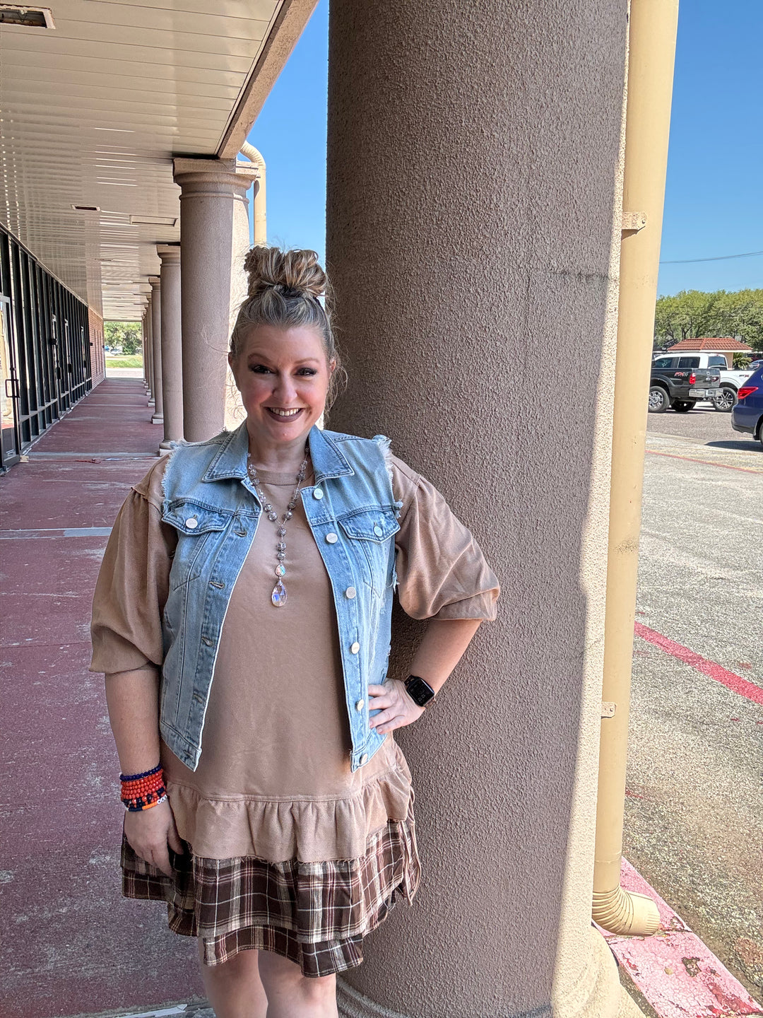 A little bit o Plaid dress