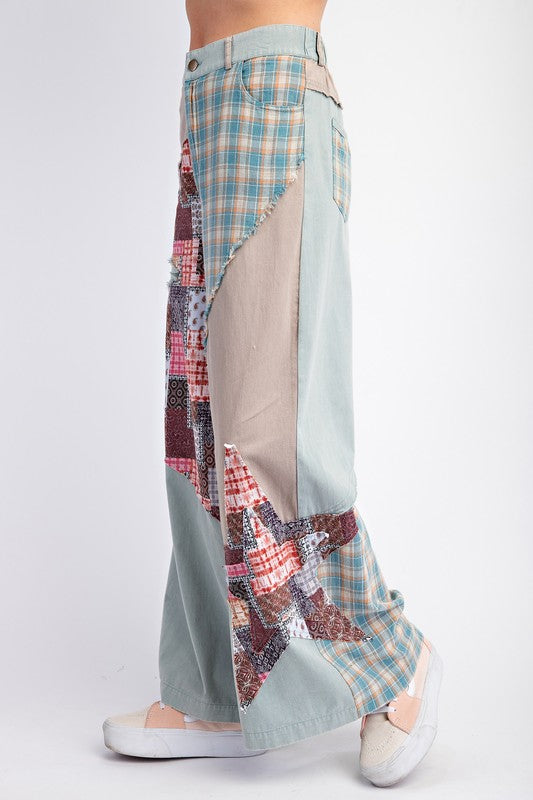 Toris patchwork Pants