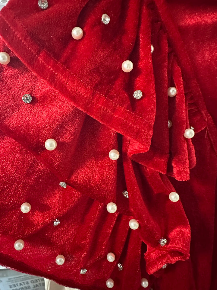 Red Velvet Delight Blouse