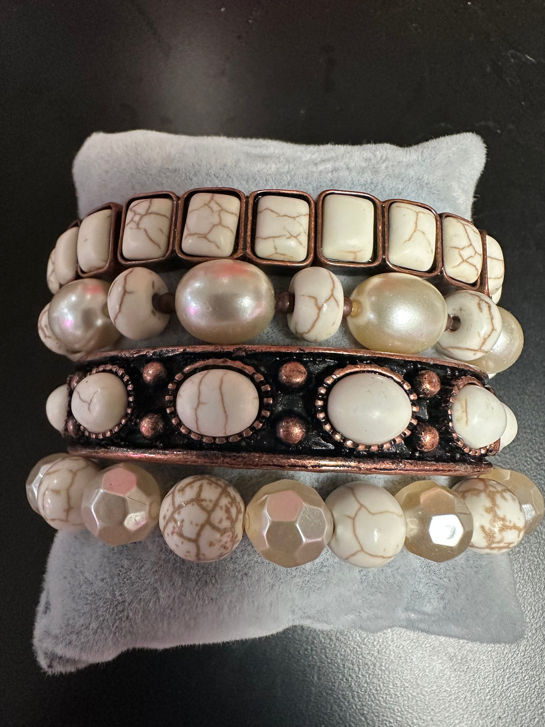 Stacked 4 Bracelets Sets