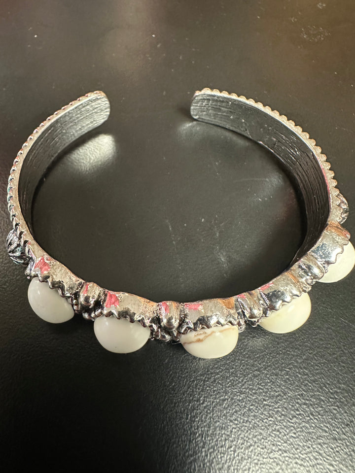 White Buffalo Cuff Bracelet