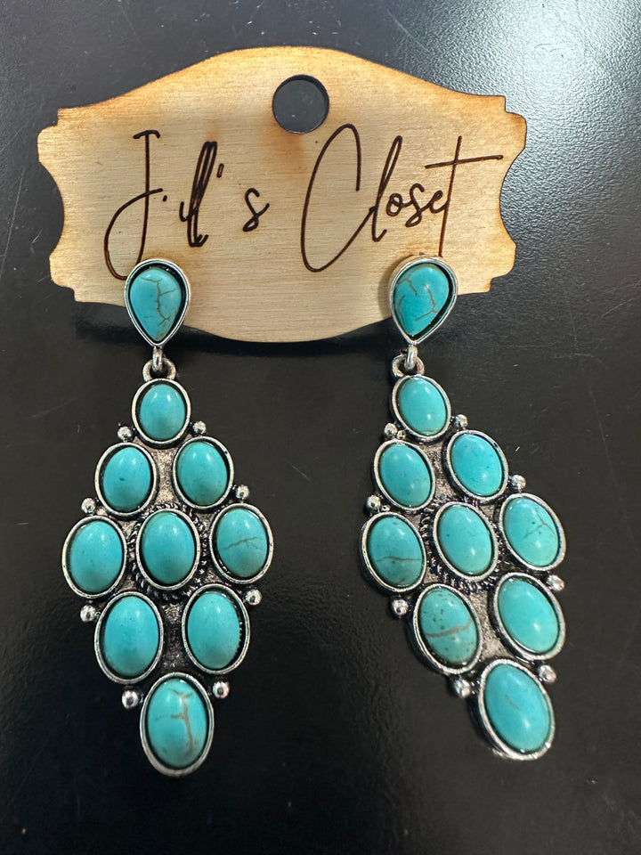 Lg. Turquoise Earrings