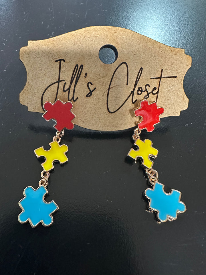 Autism Awareness Earrings