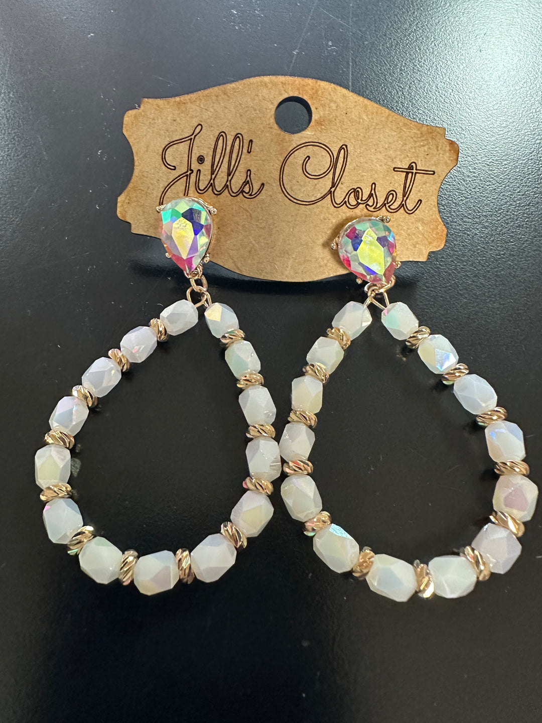 Beaded Loop Earrings