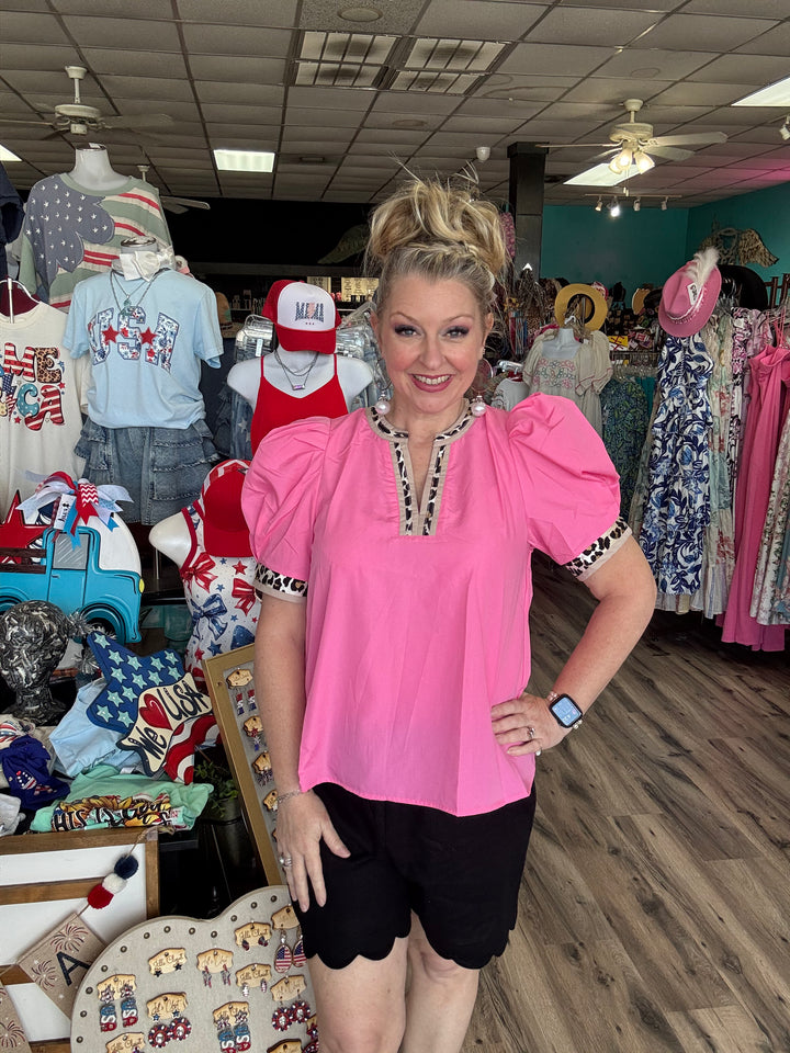 Emma’s bubble sleeve Top