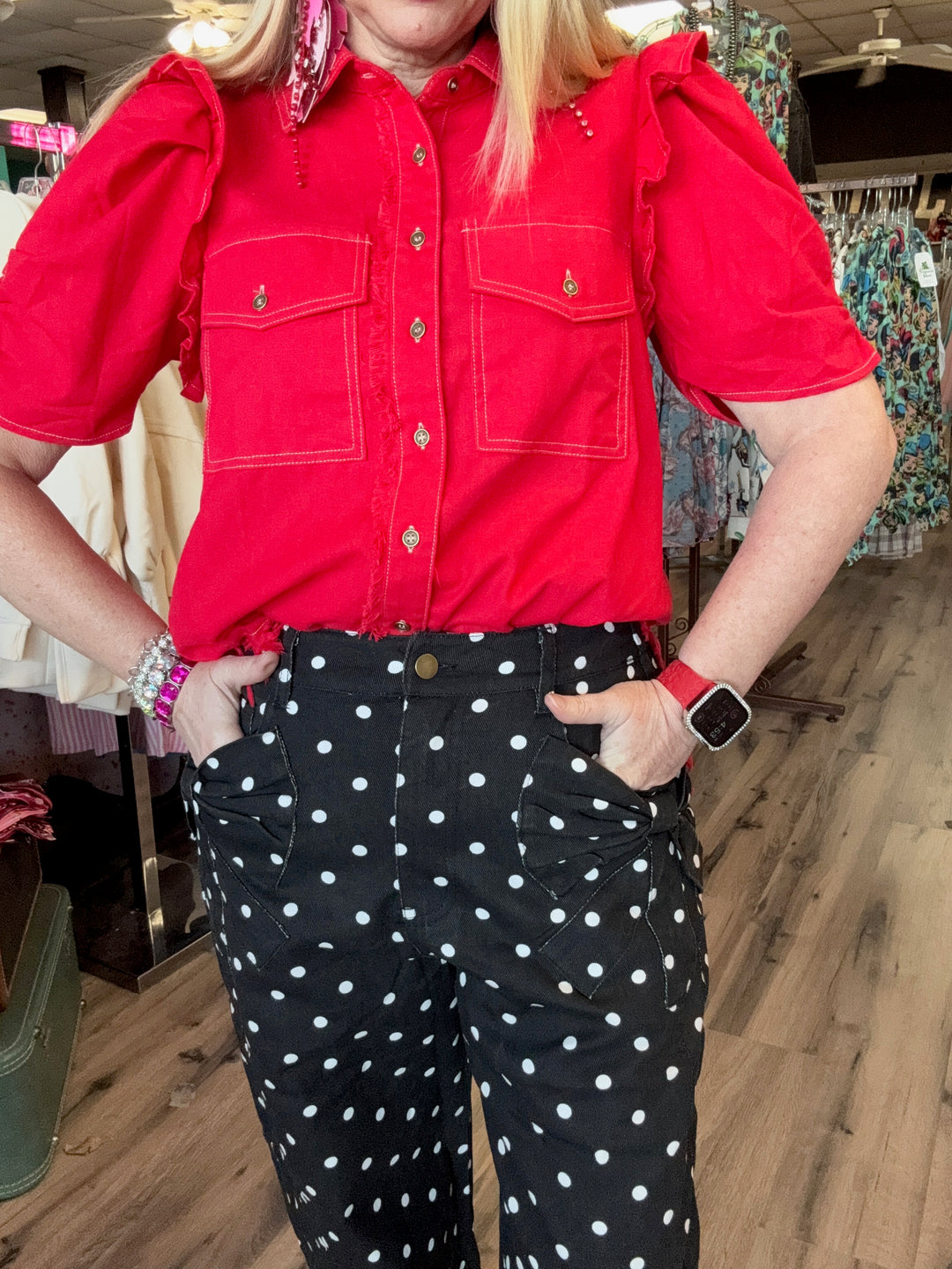 Dot to me pants